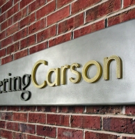 Mering Carson 3-D Exterior Sign