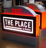 McAfee "The Place" Event Signs